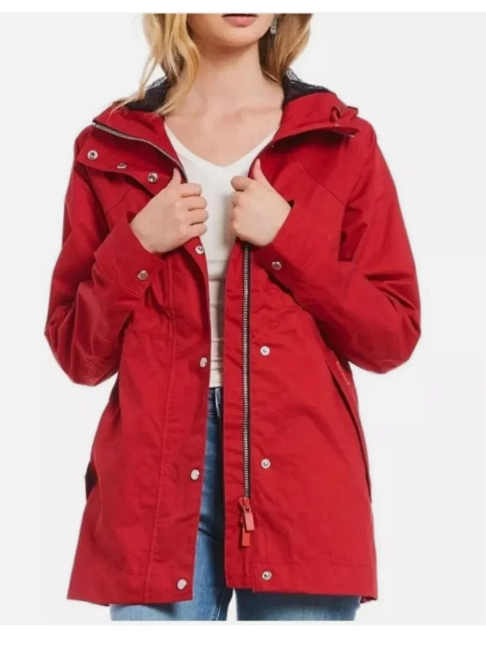 Hunter Ladies' Rain Jacket Red Small